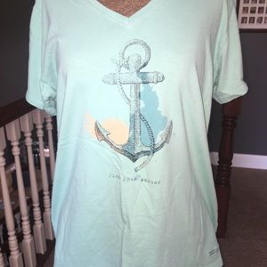 Life is good nautical tee